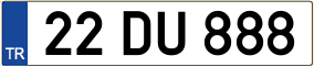 Truck License Plate